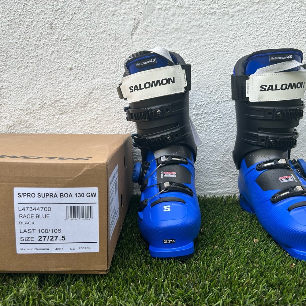 Brand new with tags men’s Salomon S/Pro Supra Ski Boots size 27-27.5